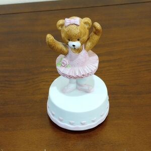 The San Francisco Music Box Company Dancing Ballerina Bear Music Box, Vintage!